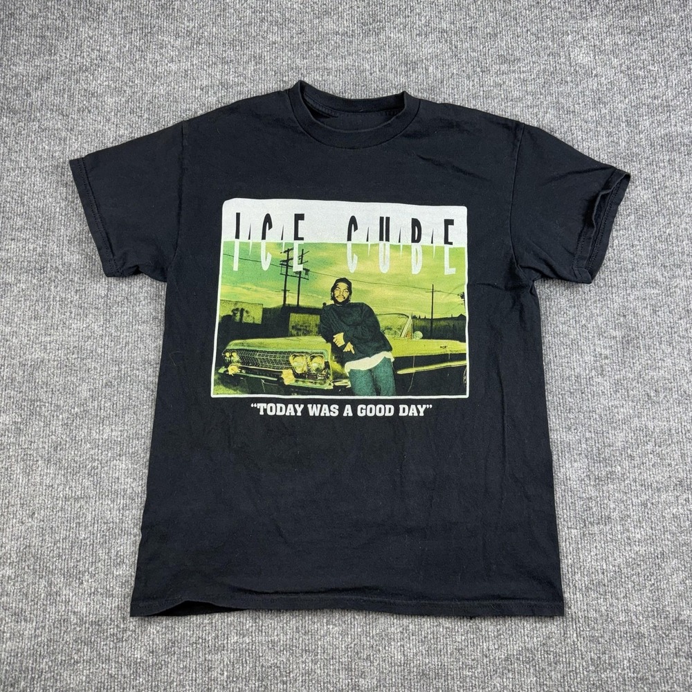 Ice Cube Shirt Mens Medium Black Today Was A Good Day Graphic Music Tee
